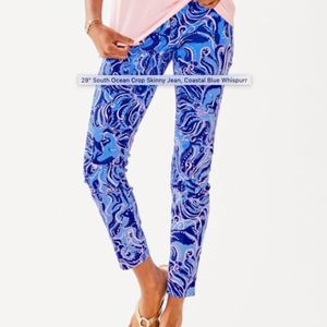 Lilly Pulitzer South Ocean Crop Skinny Jeans 4